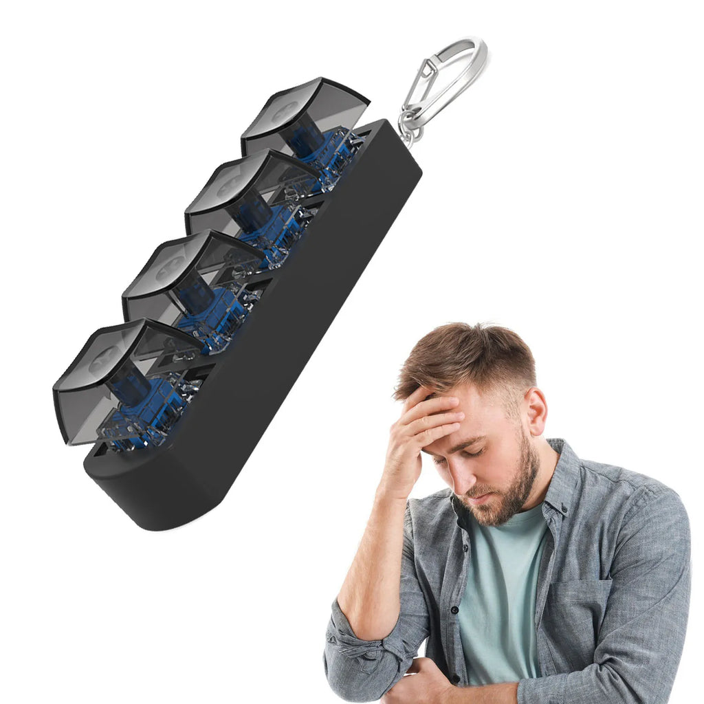 Pocket Keycap Fidget Keychain